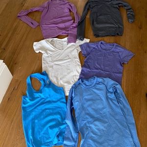 Lululemon swiftly T-shirt bundle - size 4